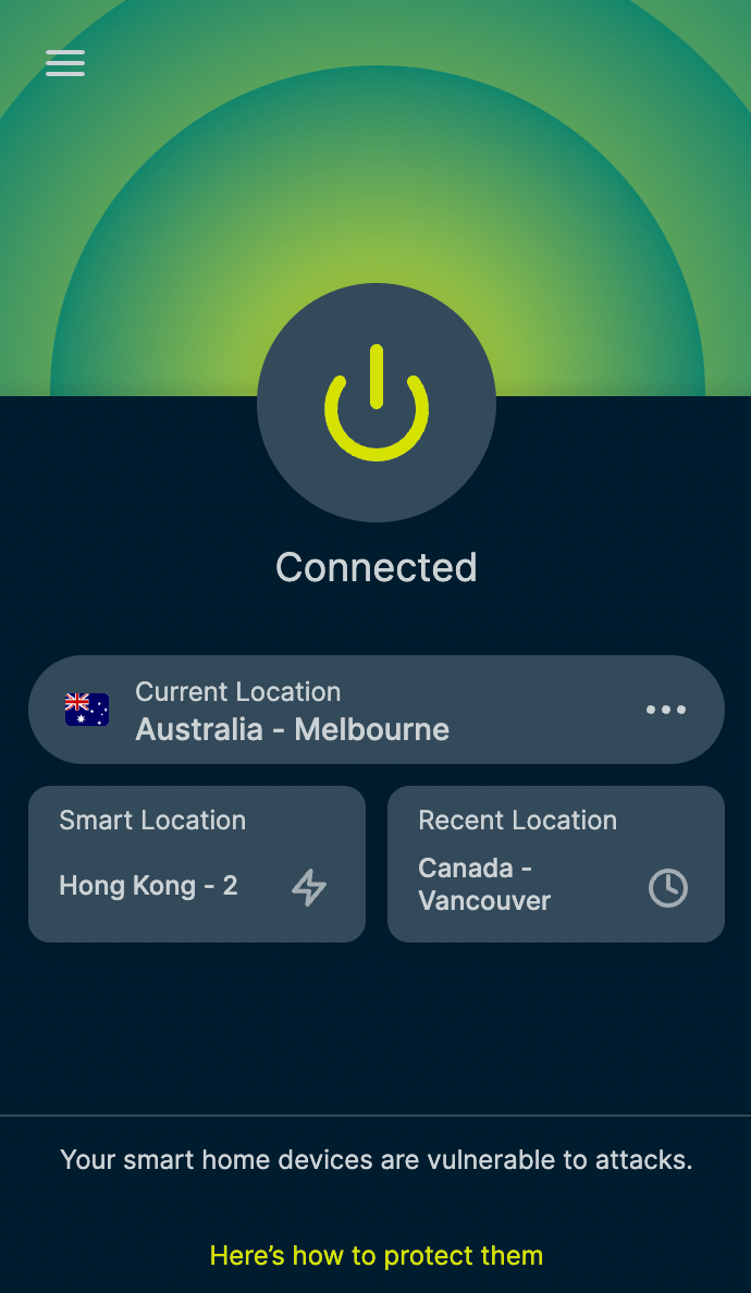 connect to australian server using vpn