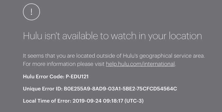 Why Hulu isn't available in Canada