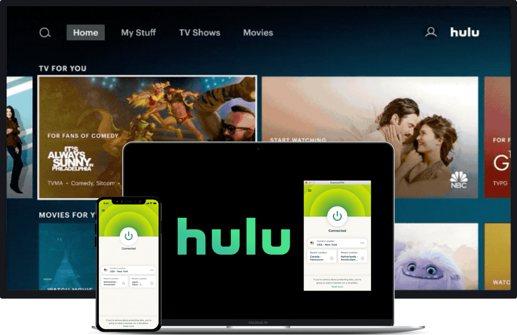 Unblock Hulu in Canada with ExpressVPN