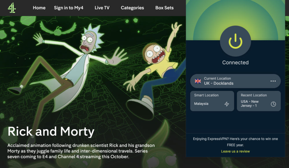 Watch Rick and Morty Season 7 on Channel 4 (All 4) in Canada