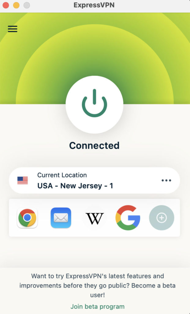 Illustration of connecting to a US server using a VPN to watch CW in Canada.
